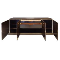Tommi Parzinger Tommi Parzinger Beautifully Crafted 4 Door Credenza 1950s Signed  - 1423758