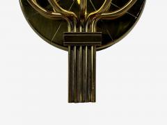 Tommi Parzinger Tommi Parzinger Candleholder Sconces Polished Brass Metal USA c 1955 - 4696367