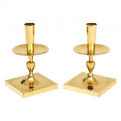 Tommi Parzinger Tommi Parzinger Candlesticks Brass Signed Dorlyn - 2833820