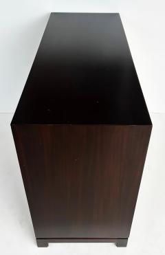 Tommi Parzinger Tommi Parzinger Charak Leather Clad Chests of Drawers Pair Circa 1950s - 4254055