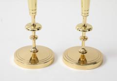 Tommi Parzinger Tommi Parzinger Circuliar Brass Candlesticks - 3932857