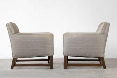 Tommi Parzinger Tommi Parzinger Classic Modern Pair of Club Chairs in Mahogany 1960s - 2894890