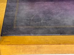 Tommi Parzinger Tommi Parzinger Coffee Table Bleached Mahogany Leather USA 1930s - 4598026