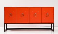 Tommi Parzinger Tommi Parzinger Coral LAcquered Credenza - 2855448