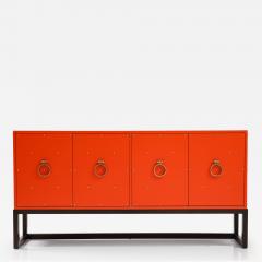 Tommi Parzinger Tommi Parzinger Coral LAcquered Credenza - 2858976