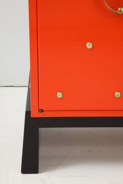 Tommi Parzinger Tommi Parzinger Coral Lacquer Studded Credenza - 990543