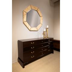 Tommi Parzinger Tommi Parzinger Elegant Chest Of Drawers with Brass Pulls 1940s Signed  - 3390416