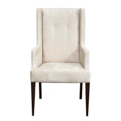 Tommi Parzinger Tommi Parzinger Elegant Pair of Upholstered Arm Chairs 1950s - 2015974