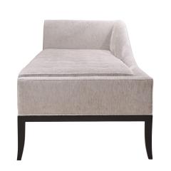 Tommi Parzinger Tommi Parzinger Elegant Sloped Back Chaise 1950s - 2130190