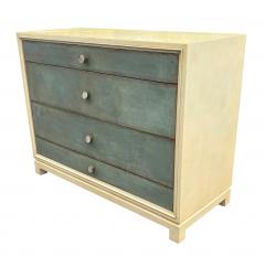 Tommi Parzinger Tommi Parzinger Glazed Leather Chest Of Drawers For Charak Modern - 4322984