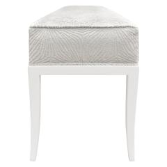 Tommi Parzinger Tommi Parzinger Graceful Bench with White Lacquer Base 1950s - 337368