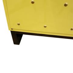 Tommi Parzinger Tommi Parzinger Lacquered Cabinet with Brass Studs 1950s - 757966