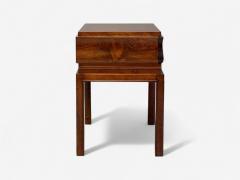 Tommi Parzinger Tommi Parzinger Mahogany Brass Low Nightstands USA 1960s - 4238194