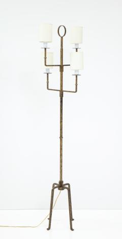 Tommi Parzinger Tommi Parzinger Mid Century Sculptural Gilt Steel 4 Light Floor Lamp - 2604972