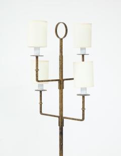 Tommi Parzinger Tommi Parzinger Mid Century Sculptural Gilt Steel 4 Light Floor Lamp - 2604973