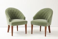 Tommi Parzinger Tommi Parzinger Mohair Club Chairs - 4227998