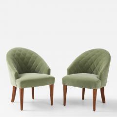 Tommi Parzinger Tommi Parzinger Mohair Club Chairs - 4229876