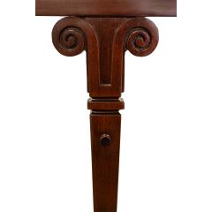 Tommi Parzinger Tommi Parzinger Neoclassical Style Console Table in Mahogany 1960s - 3480171