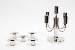 Tommi Parzinger Tommi Parzinger Nickel Candelabras - 2276165