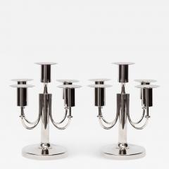 Tommi Parzinger Tommi Parzinger Nickel Candelabras - 2279518