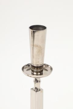 Tommi Parzinger Tommi Parzinger Nickel Column Candlesticks - 4381437