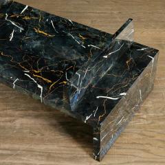 Tommi Parzinger Tommi Parzinger Painted Faux Marble Coffee Table - 1991522