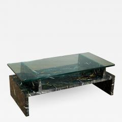 Tommi Parzinger Tommi Parzinger Painted Faux Marble Coffee Table - 1994406