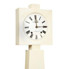 Tommi Parzinger Tommi Parzinger Rare Standing Clock in Cream Lacquer 1950s - 2319618
