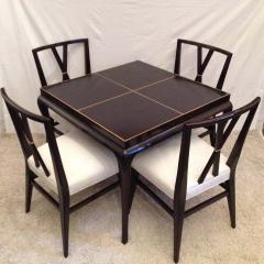 Tommi Parzinger Tommi Parzinger Rare Table and Four X Chairs - 1823807