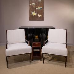 Tommi Parzinger Tommi Parzinger Rare and Exquisite Pair of Lounge Chairs 1950s - 4161732