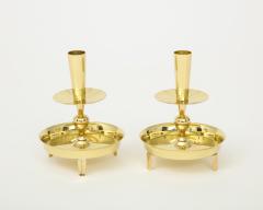 Tommi Parzinger Tommi Parzinger Round Brass Candlesticks - 990617