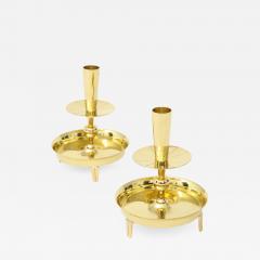 Tommi Parzinger Tommi Parzinger Round Brass Candlesticks - 991443