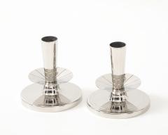Tommi Parzinger Tommi Parzinger Round Nickel Candlesticks - 4418788