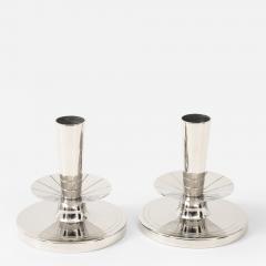 Tommi Parzinger Tommi Parzinger Round Nickel Candlesticks - 4419585