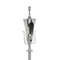 Tommi Parzinger Tommi Parzinger Torchere in Polished Nickel 1950s - 2041893