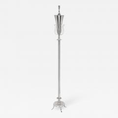 Tommi Parzinger Tommi Parzinger Torchere in Polished Nickel 1950s - 2044191