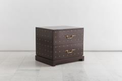 Tommi Parzinger Tommi Parzinger Two Drawer Studded Dresser USA c 1955 - 190401