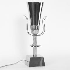 Tommi Parzinger Tommi Parzinger Urn Shaped Silver Plated Table Lamp 1940s - 1974364