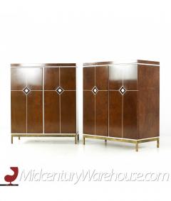 Tommi Parzinger Tommi Parzinger for Charak Mid Century Bar Cabinet Pair - 3066918