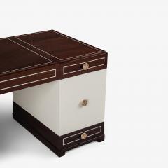 Tommi Parzinger Tommi Parzinger for Charak Modern Mahogany Leather Desk - 4310551