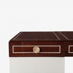 Tommi Parzinger Tommi Parzinger for Charak Modern Mahogany Leather Desk - 4310552