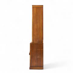 Tommi Parzinger Tommi Parzinger for Charak Modern Mid Century Mahogany Breakfront China Cabinet - 4371360