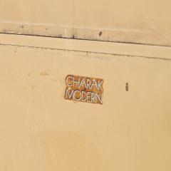 Tommi Parzinger Tommi Parzinger for Charak Modern Mid Century Mahogany Breakfront China Cabinet - 4371369