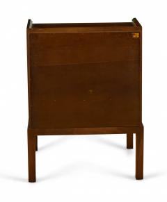 Tommi Parzinger Tommi Parzinger for Charak Walnut Scoop Front Bedside Tables Nightstands - 2787375