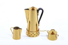 Tommi Parzinger Tommi Parzinger for Dorlyn Silversmiths Brass Coffee Tea Set - 1976014