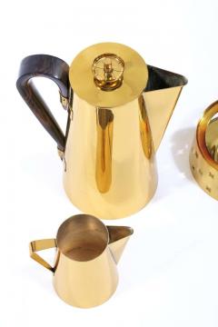 Tommi Parzinger Tommi Parzinger for Dorlyn Silversmiths Brass Coffee Tea Set - 1976016