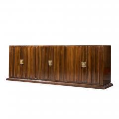 Tommi Parzinger Tommi Parzinger for Parzinger Originals Mid Century Walnut and Brass Credenza - 4558574