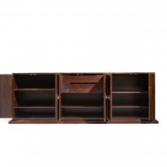 Tommi Parzinger Tommi Parzinger for Parzinger Originals Mid Century Walnut and Brass Credenza - 4558577