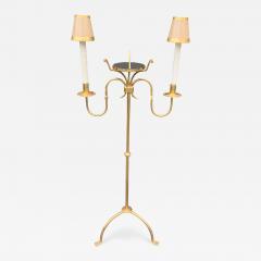 Tommi Parzinger Unusual Vintage Tommi Parzinger Gilt Metal Floor Lamp - 1722075