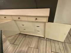 Tommi Parzinger WHITE MARBLE AND BRASS CREDENZA IN THE MANNER OF TOMMI PARZINGER - 2244661